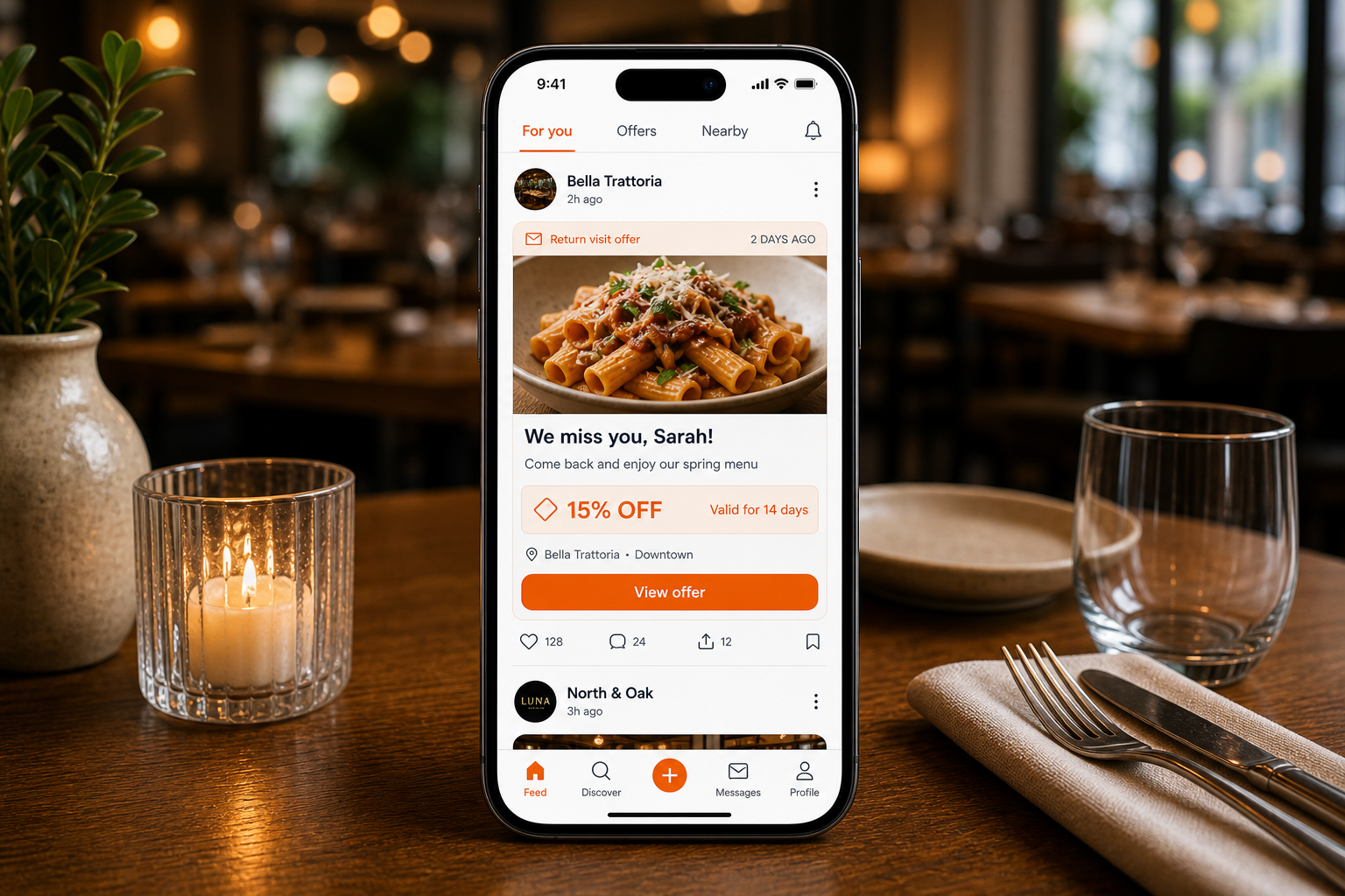 Eat&Meet campaigns and return visits preview