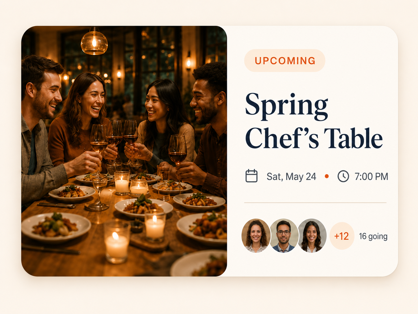 Eat&Meet events and dining moments preview